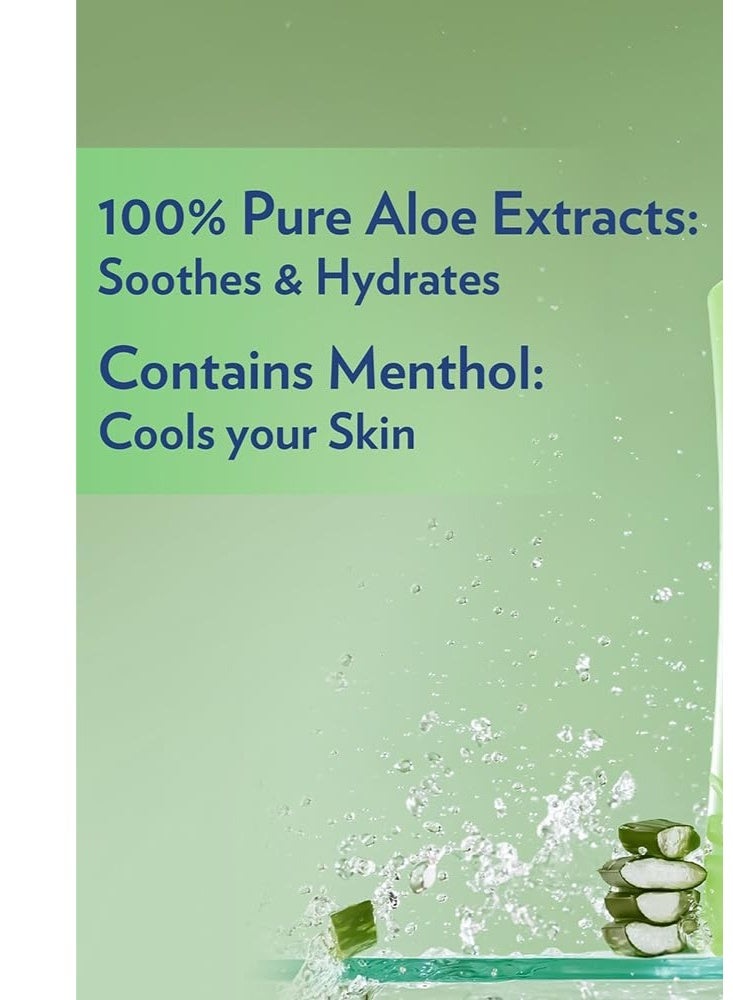 Vaseline Aloe Fresh Body Lotion,24 HR Long Lasting Moisturisation with Aloe Vera extract and Menthol 90ml - Image 4
